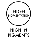 HIGH IN PIGMENTS LOGO