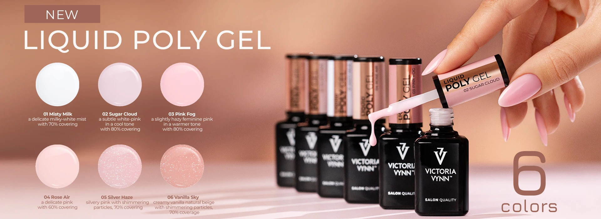 Boutique officielle Victoria VYNN USA & Canada 1 victoria vynn liquid polygel banner