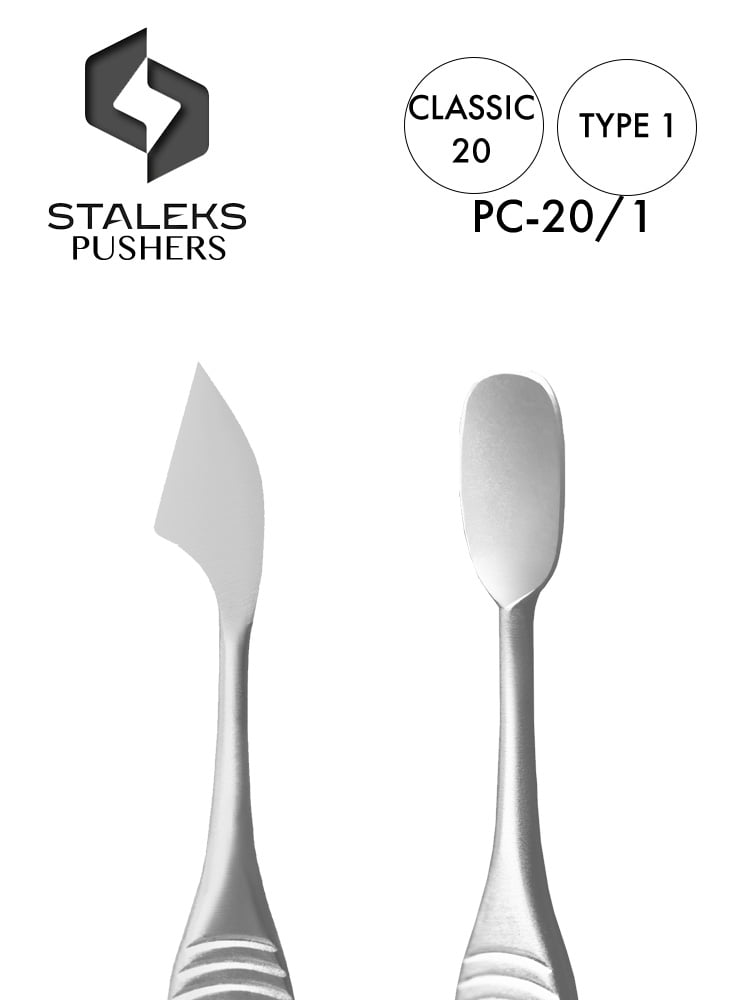 Staleks High Quality Manicure Cuticle Pusher Classic 20 Type 1