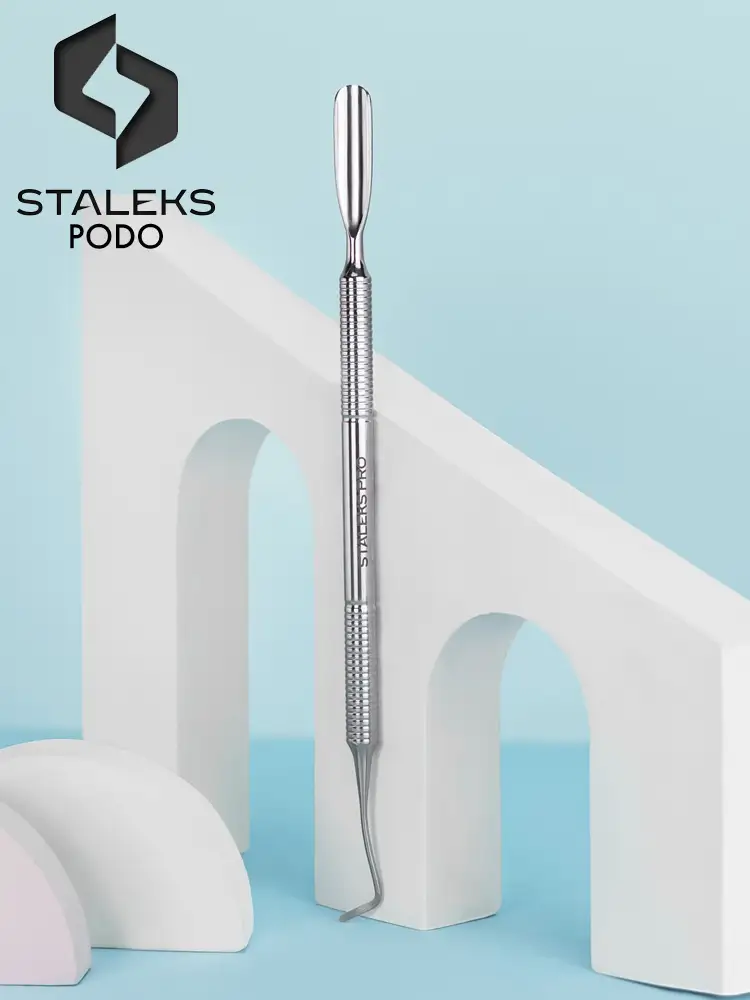 Staleks PRO Pedicure tool Podo 20 Curette & Rounded Pusher Type 1