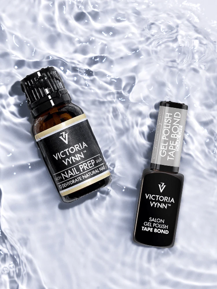 nail prep and tape bond