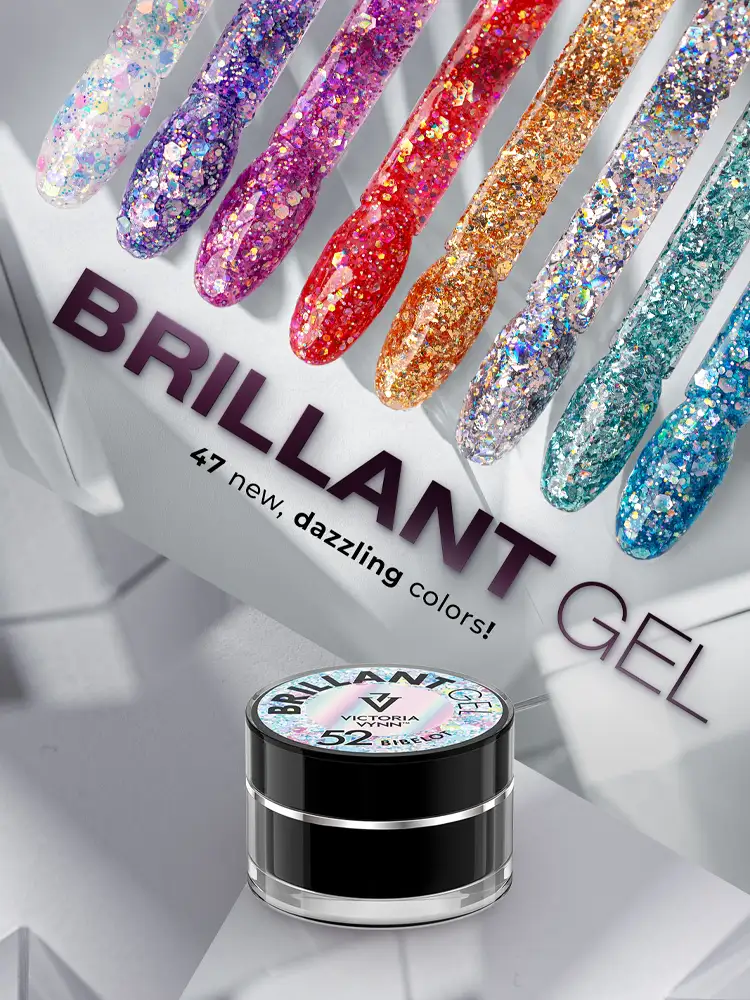 victoria vynn new brillant gel diamond gel effect diamond nails super shine