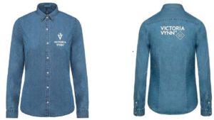 Victoria VYNN Discover VV denim shirt - women's L