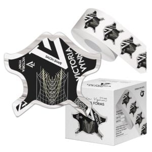 Victoria VYNN Salon Nail Forms Black 400 Pcs