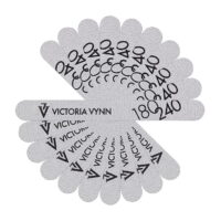 Victoria VYNN Lime à ongles droite blanche 180/240, 10pcs