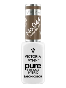 Best Light Brown Nails Victoria VYNN Pure Creamy Hybrid 044 Warm Brown
