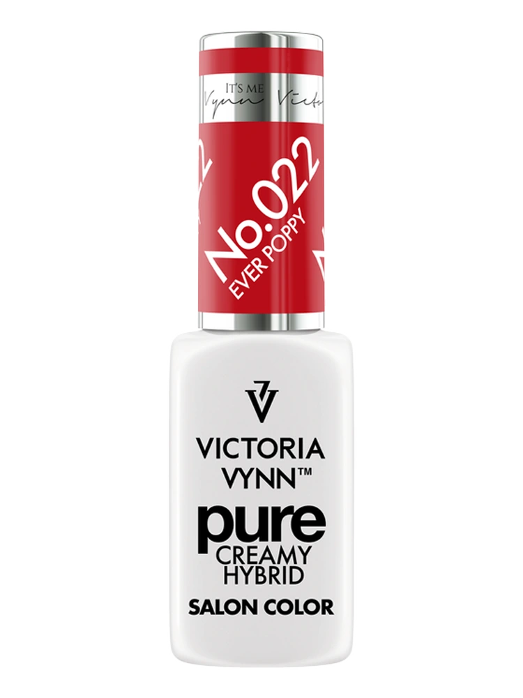 Best Selling Catchy Blood Red Nails Victoria VYNN Pure Creamy Hybrid 022 Ever Poppy