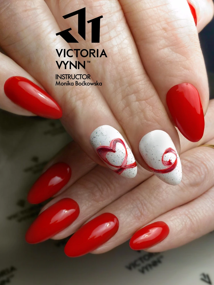 Best Selling Catchy Blood Red Nails Victoria VYNN Pure Creamy Hybrid 022 Ever Poppy 1 3