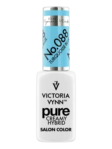 Best Turquoise Blue Nails Victoria VYNN Pure Creamy Hybrid 088 Turquoise Blue
