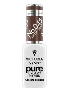 Best Walnut Brown Nails Victoria VYNN Pure Creamy Hybrid 045 Cocoa Creme