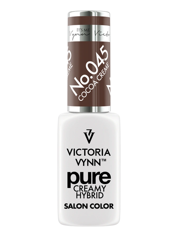 Best Walnut Brown Nails Victoria VYNN Pure Creamy Hybrid 045 Cocoa Creme