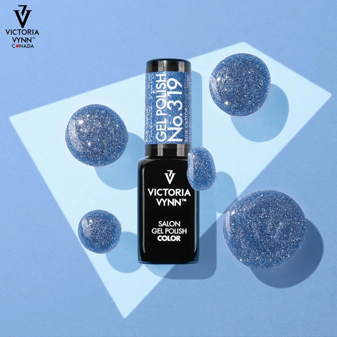 Salon Gel Polish 319 Blue Castor 1 2