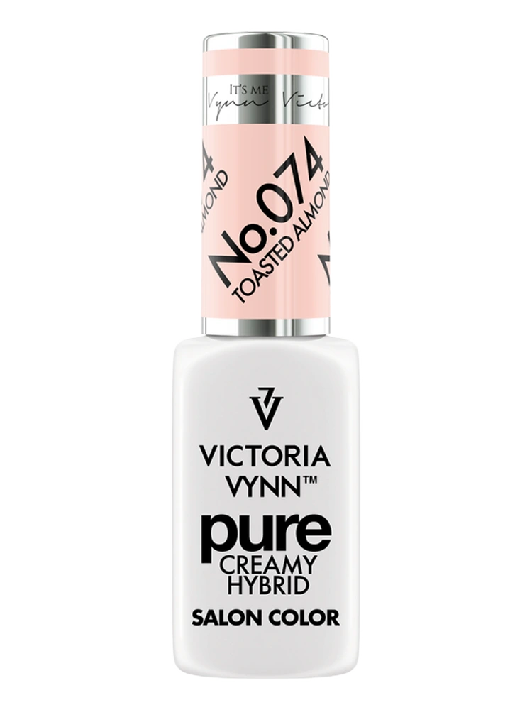 best nude pink nails Victoria VYNN Pure Creamy Hybrid Toasted Almond 074