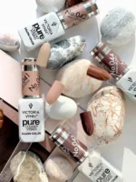 best cappuccino gel nail polish Victoria VYNN pure creamy hybrid 042 milk coffee