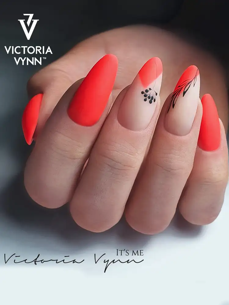 victoria vynn best shocking coral gel polish pure 124 shocking coral 1 2