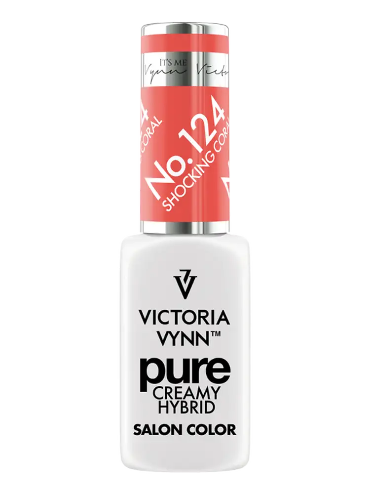 victoria vynn best shocking coral gel polish pure 124 shocking coral