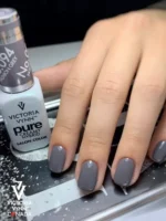 victoria vynn ongles gris foncé pure creamy hybrid 094 Fashion Grey