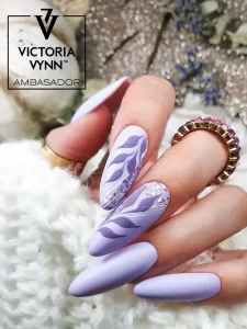 victoria vynn lavender nails gel polish lavender mist no. 115
