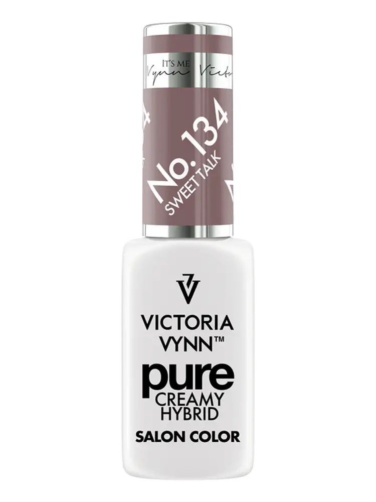 victoria vynn light coffee milky brown nails gel polish sweet talk no. 134