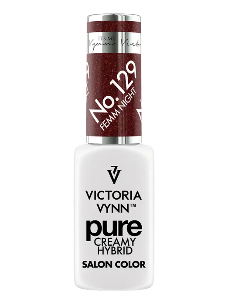 victoria vynn pure carmine red gel polish no. 129 creamy