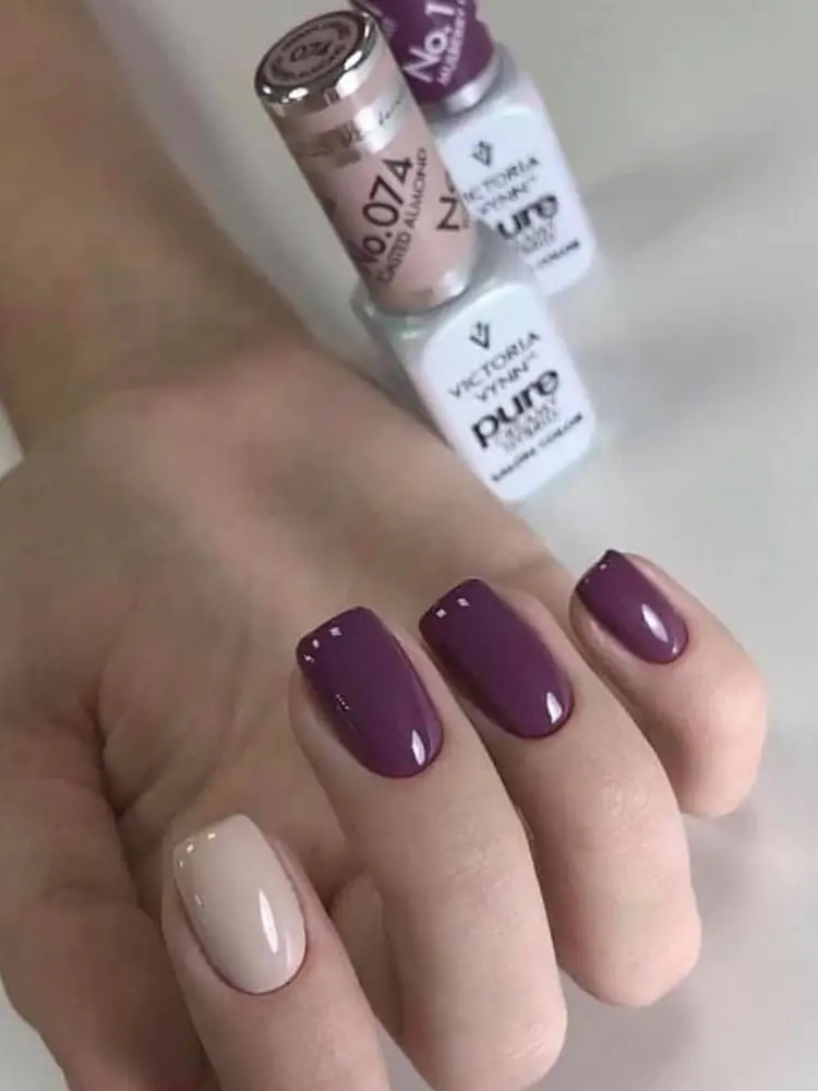 victoria vynn pure creamy mulberry violet gel polish no. 131 1 3