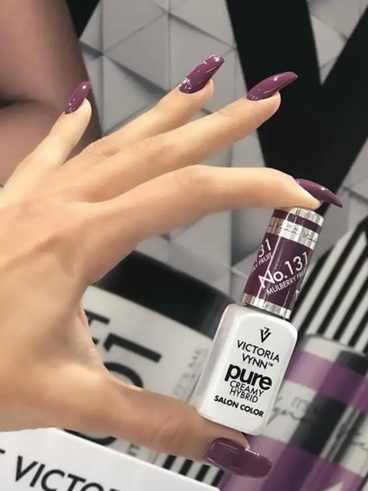 victoria vynn pure creamy mulberry violet gel polish no. 131 1 4