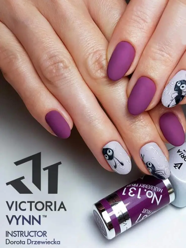 victoria vynn pure creamy mulberry violet gel polish no. 131 1 5