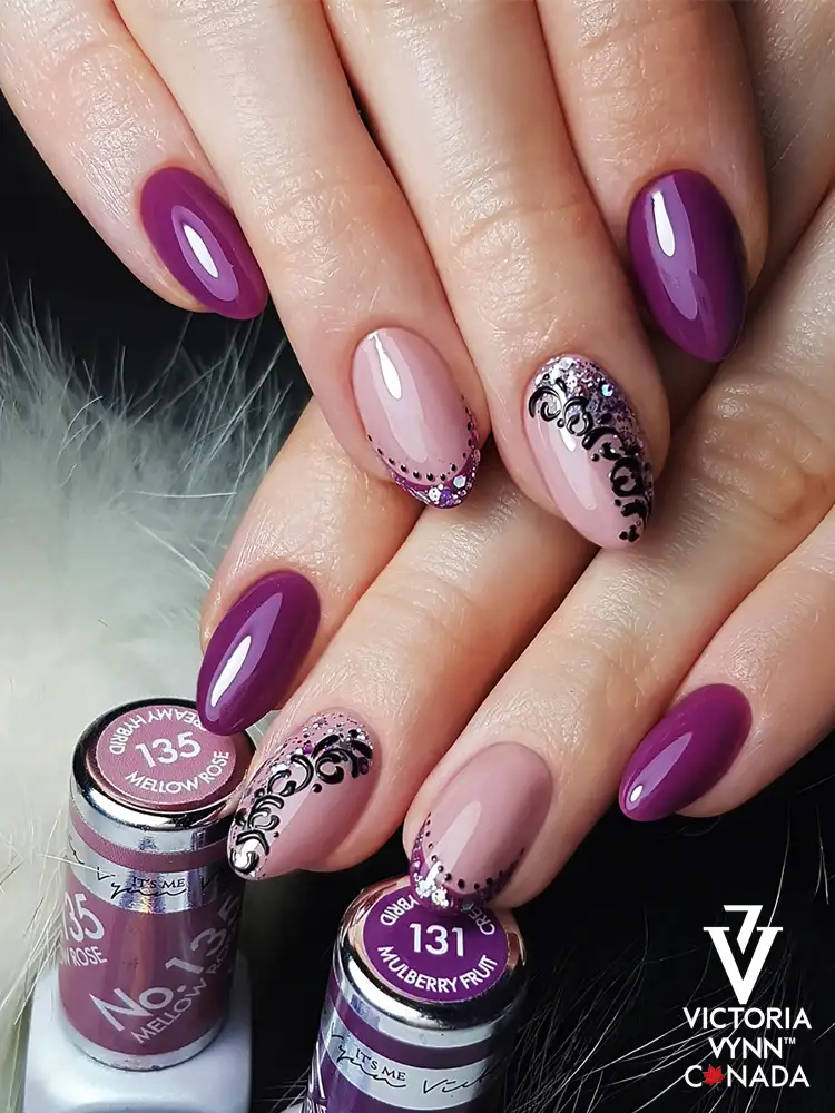 victoria vynn pure creamy mulberry violet gel polish no. 131 1 6