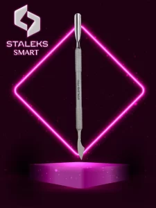 Meilleur outil pour repousser et nettoyer les cuticules Staleks Smart 50 Type 2 Rounded Pusher and cleaner Tool
