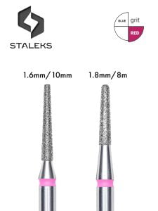 Staleks Best e file bit frustum type red