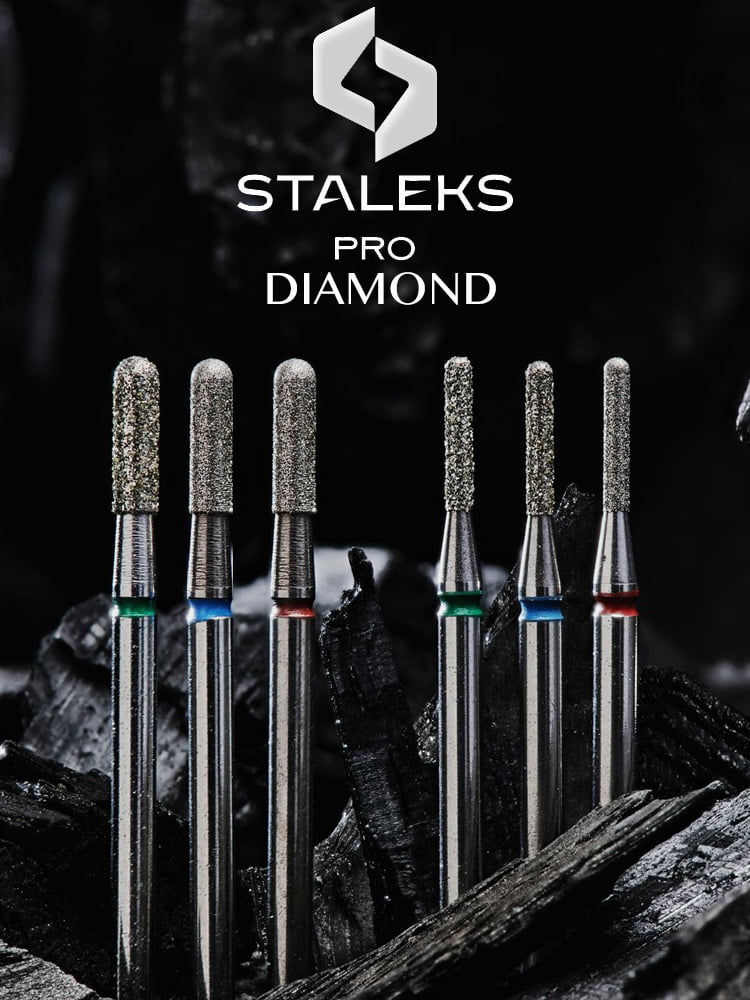 Staleks PRO Expert Diamond Nail Drill Bit "Rounded Cylinder" 2 Staleks ROUNDED CYLINDER Featured Image