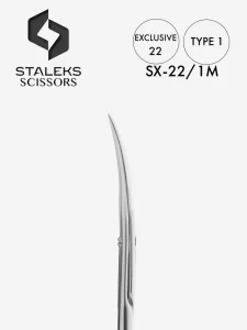 Staleks High Quality Cuticle Scissors Exclusive 22 Type 1
