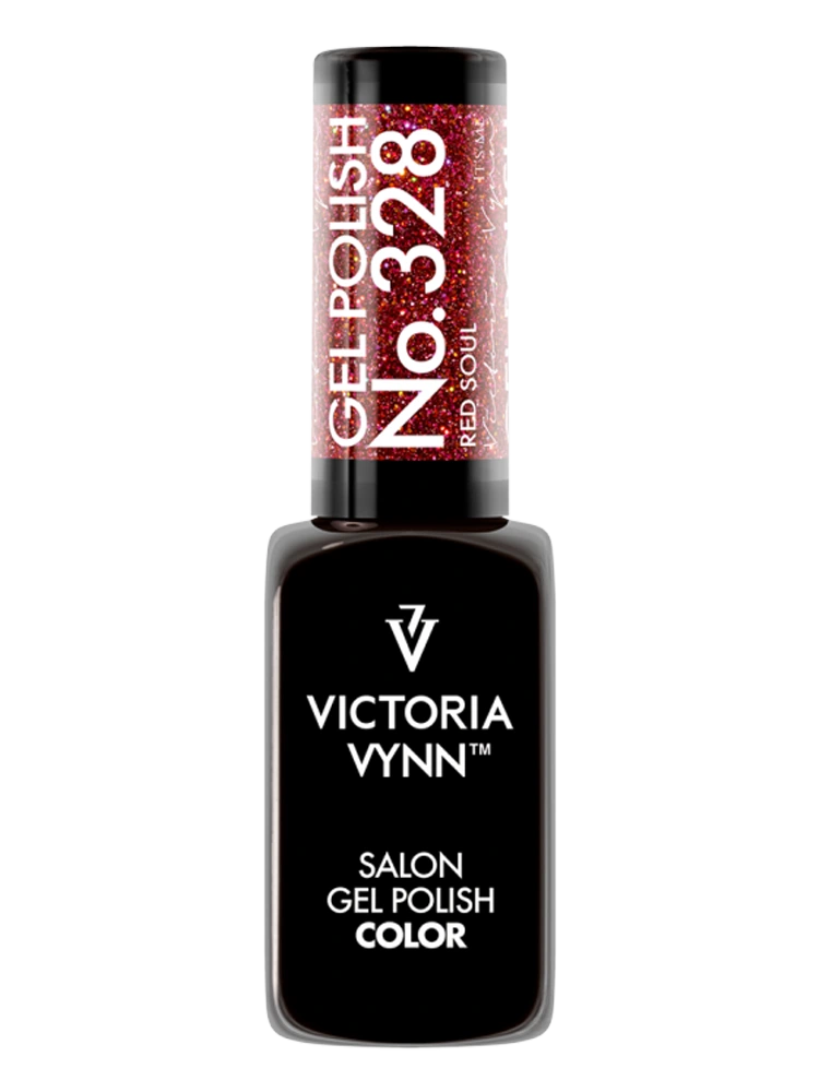 red disco gel polish victoria vynn 328 red soul disco fever collection