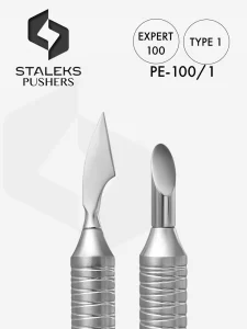 Staleks Best Professional Hollow Manicure Pusher Expert 100 Type 1