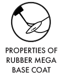 PROPERTIES OF MEGA RUBBER BASE COAT