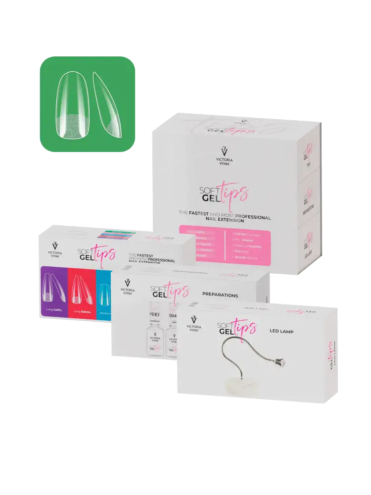 Short Round Soft Gel Tips Kit