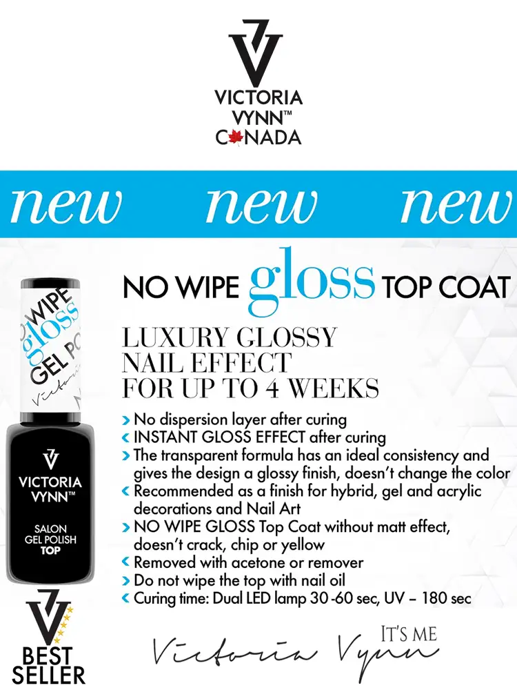 Victoria VYNN Top COat Gloss No Wipe 8ml