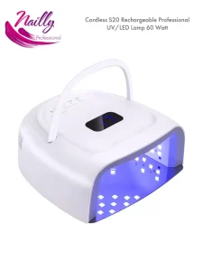 nailly professional best rechargeable uv led nail lamp 60watt s20 cordless wireless uv led dryer