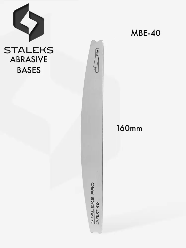 staleks pro metal crescent base for nail file expert 40