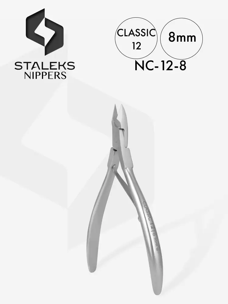 Staleks Cuticle Nippers Classic 12 8 mm- NC-12-8