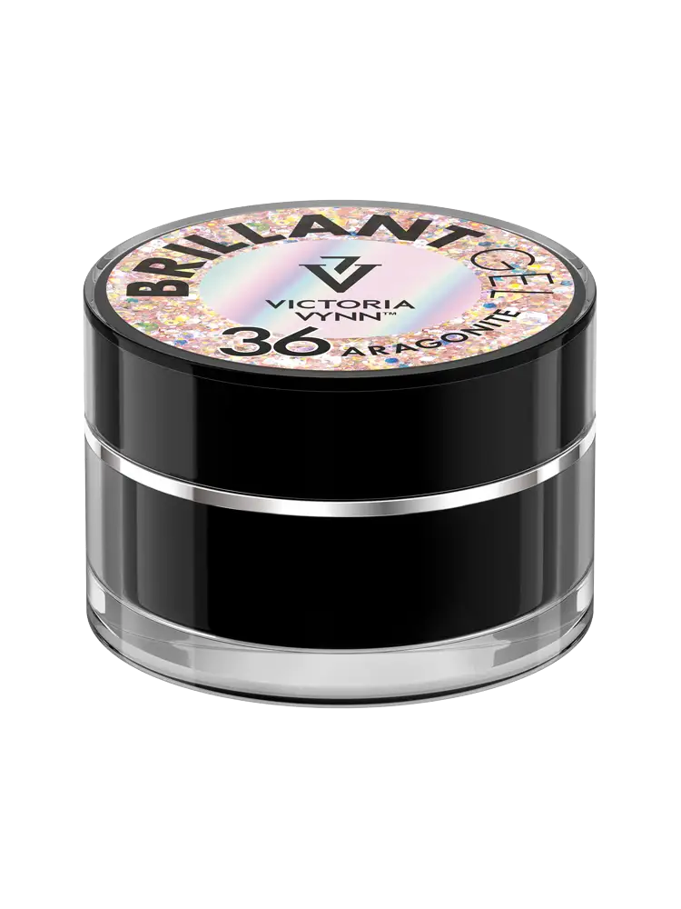 victoria vynn brillant gel 36 aragonite glitter gel