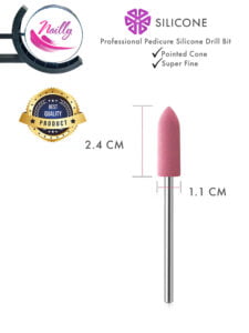 Nailly Professsional Silicone Pointed Diamond Nail Drill Bit