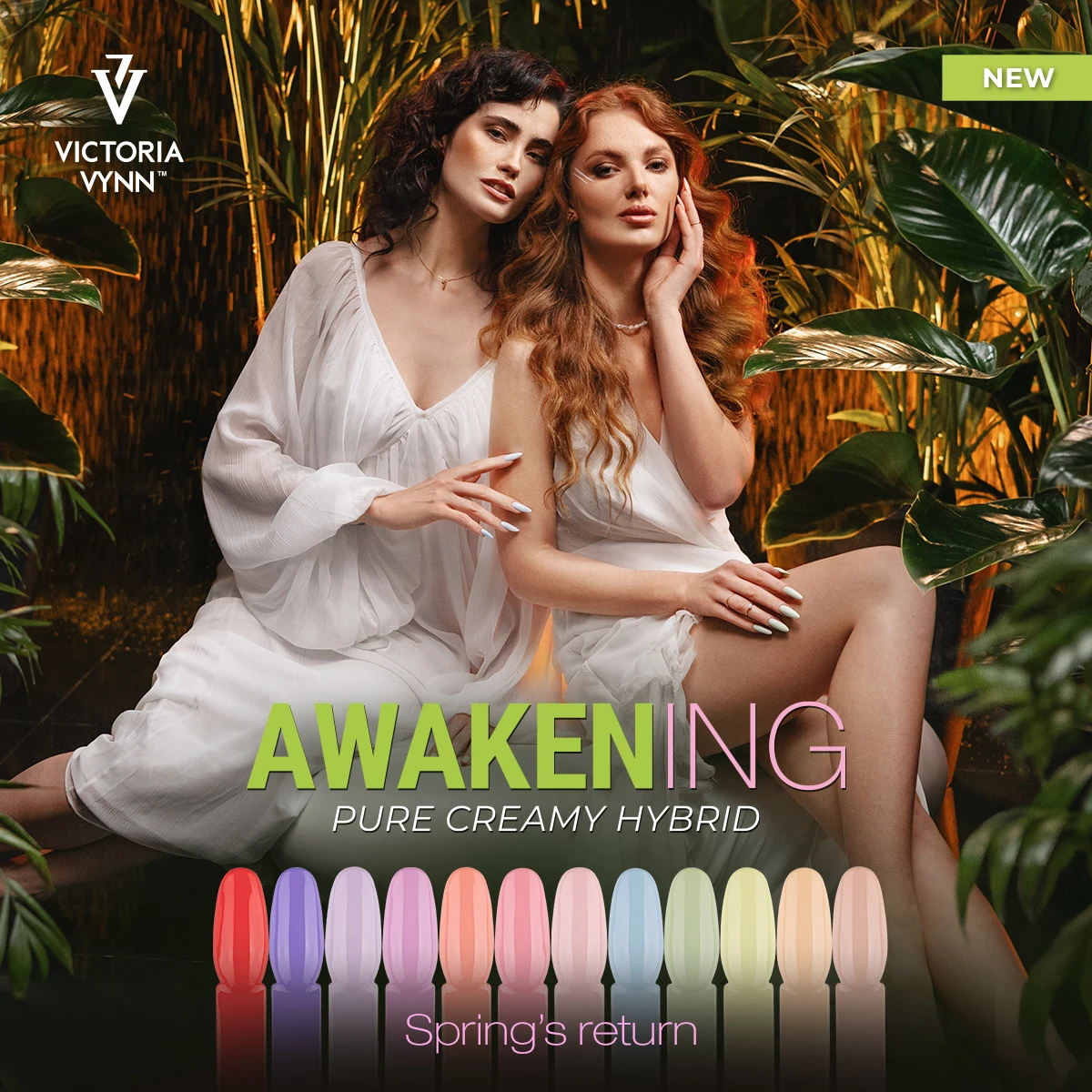Victoria VYNN New Pure Creamy Hybrid Collection Awakening 12 Spring Colors