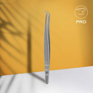 Staleks PRO Professional eyelash tweezers EXPERT 40 TYPE 13 (L-shaped, 40′)
