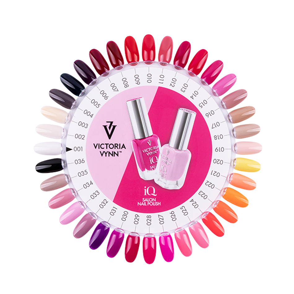 IQ Nail Polish Color Chart