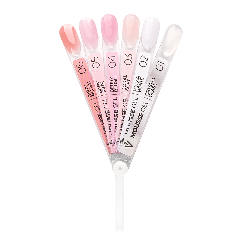 Mousse Gel Color Chart 01-06