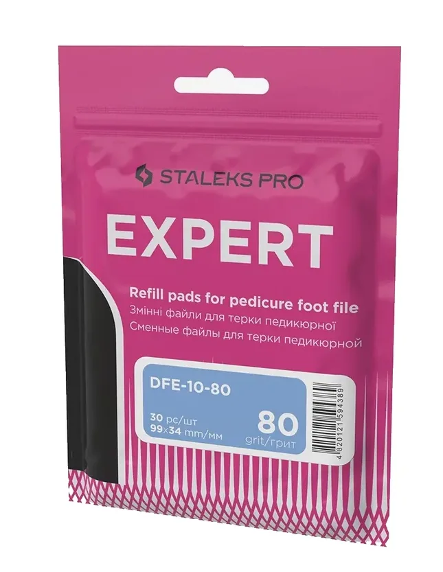 Staleks PRO Black refill pads for pedicure foot file Expert 10, 80 grit (30 Pcs) 2 untitled 2