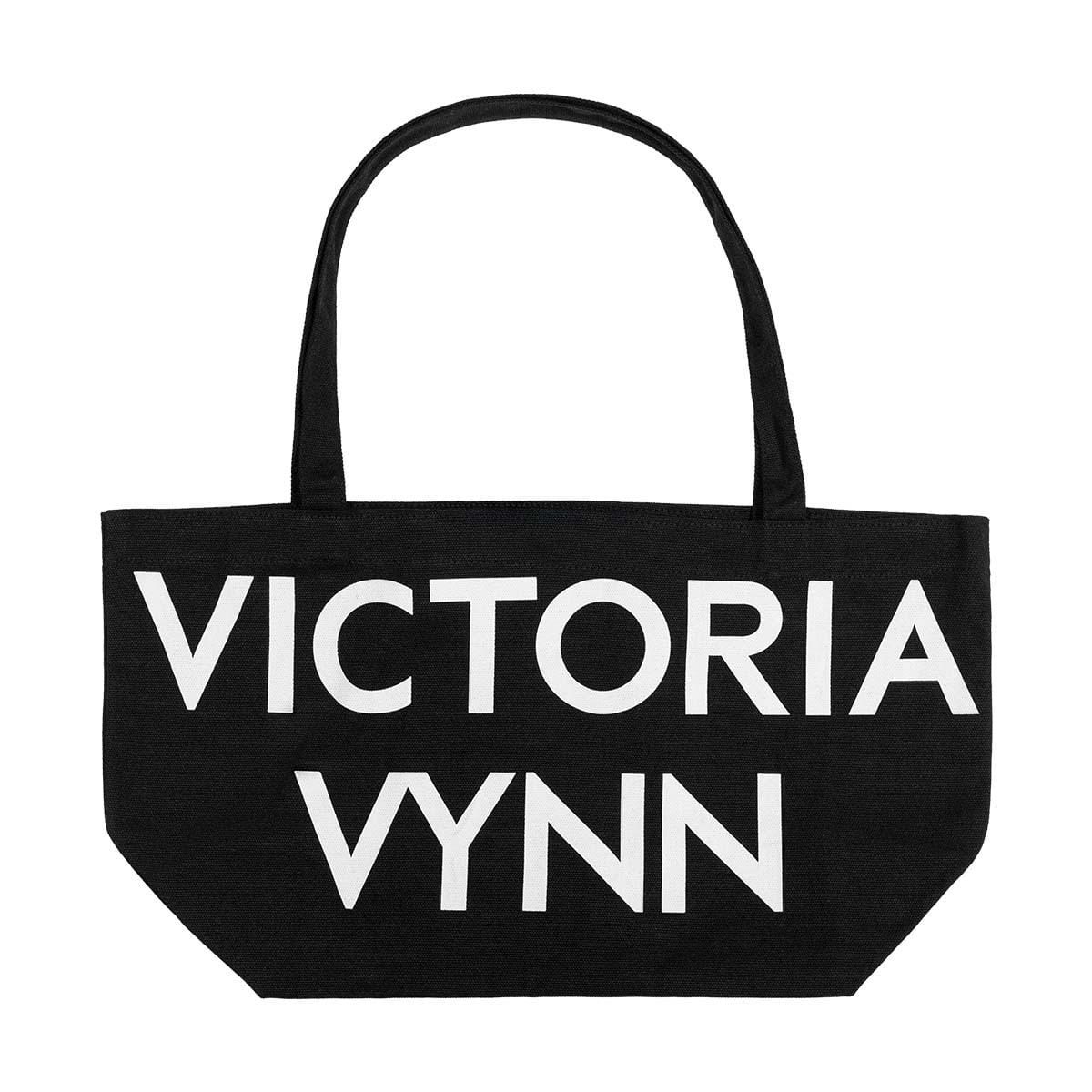 Victoria VYNN Sac en toile Noir 2 canvas bag 48x20x28 cm black 3