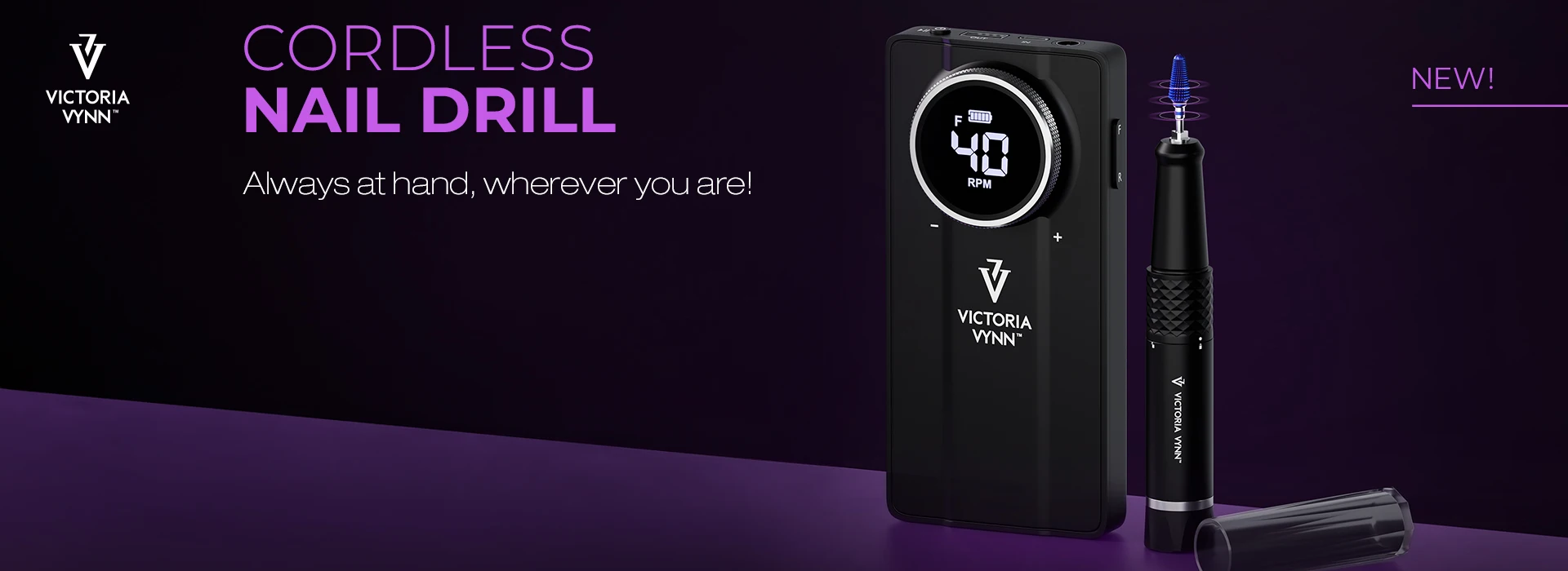 victoria vynn nail drill cordless cover