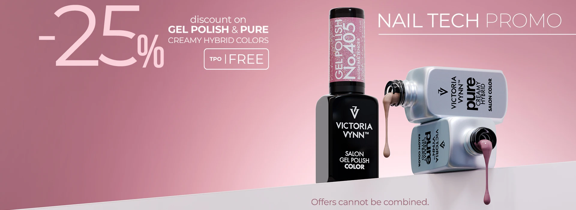 victoria vynn gel polish and pure creamy slider